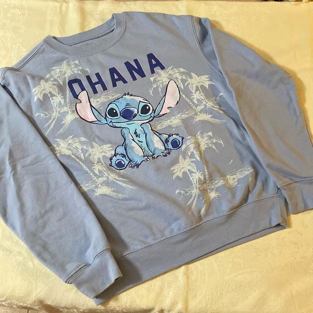 Disney Stitch “Ohana” Sweatshirt, Sz XS